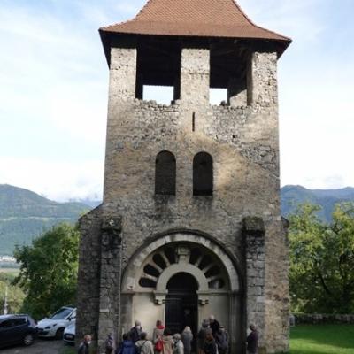 La vieille église de Saint-Vincent-de-Mercuze...