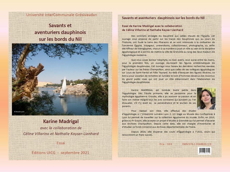 Conférence Savants et aventuriers dauphinois au bord du Nil (Bernin, 26/10/21)