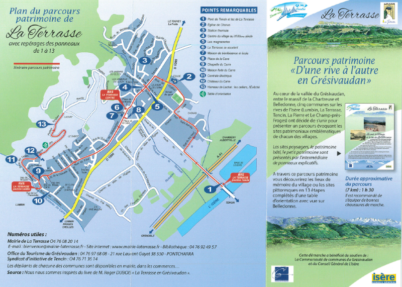 Troisième étape du parcours patrimoine  «D’une rive à l’autre en Grésivaudan»