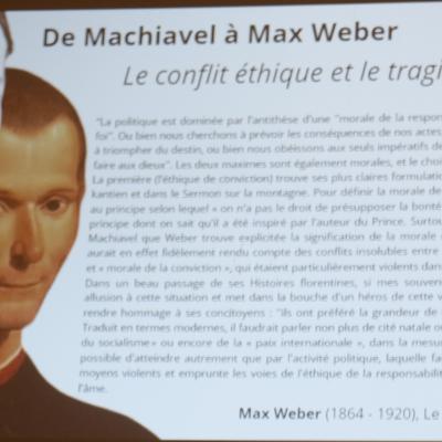 De Machiavel à Max Weber…