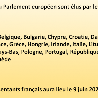 Elections des députés du Parlement européen : du 6 au 9 juin 2024