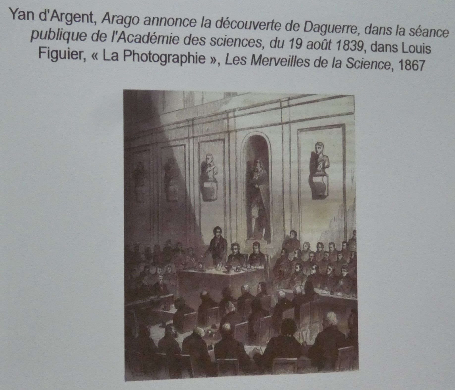 Discours du député Arago qui accompagne l’achat du brevet par la France en 1839