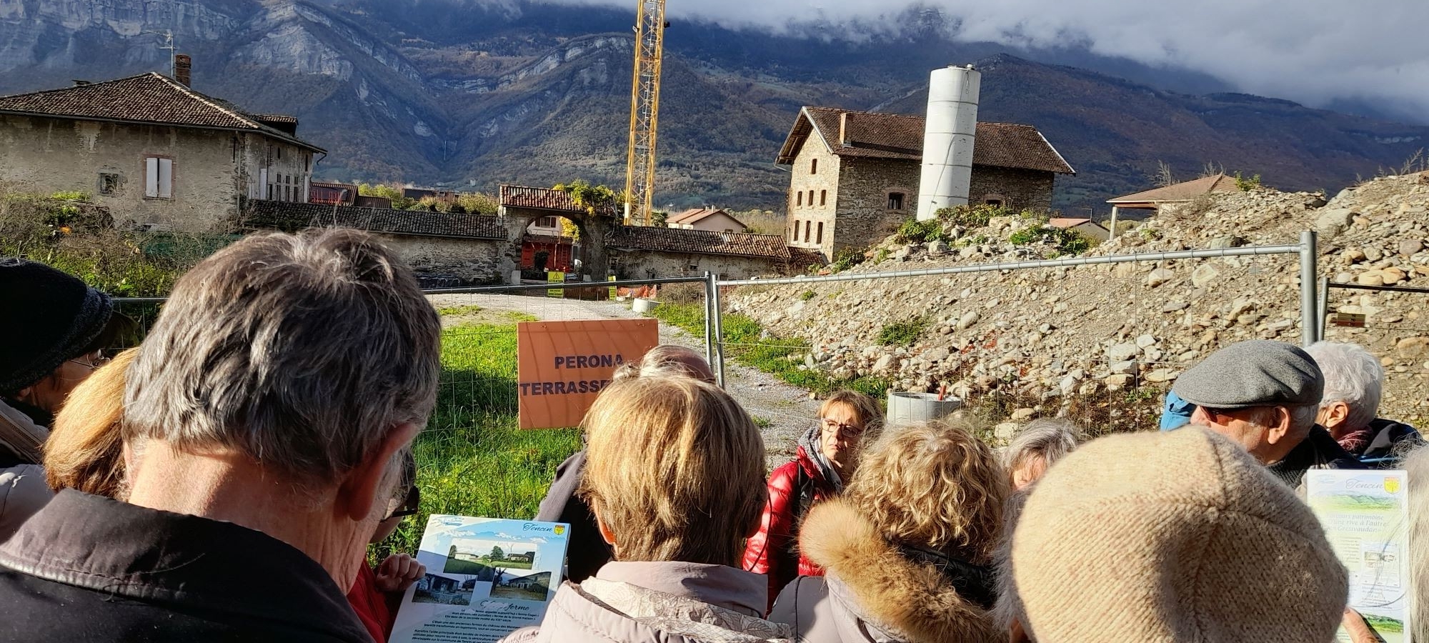 La vieille ferme Gaget en cours de transformation en logements