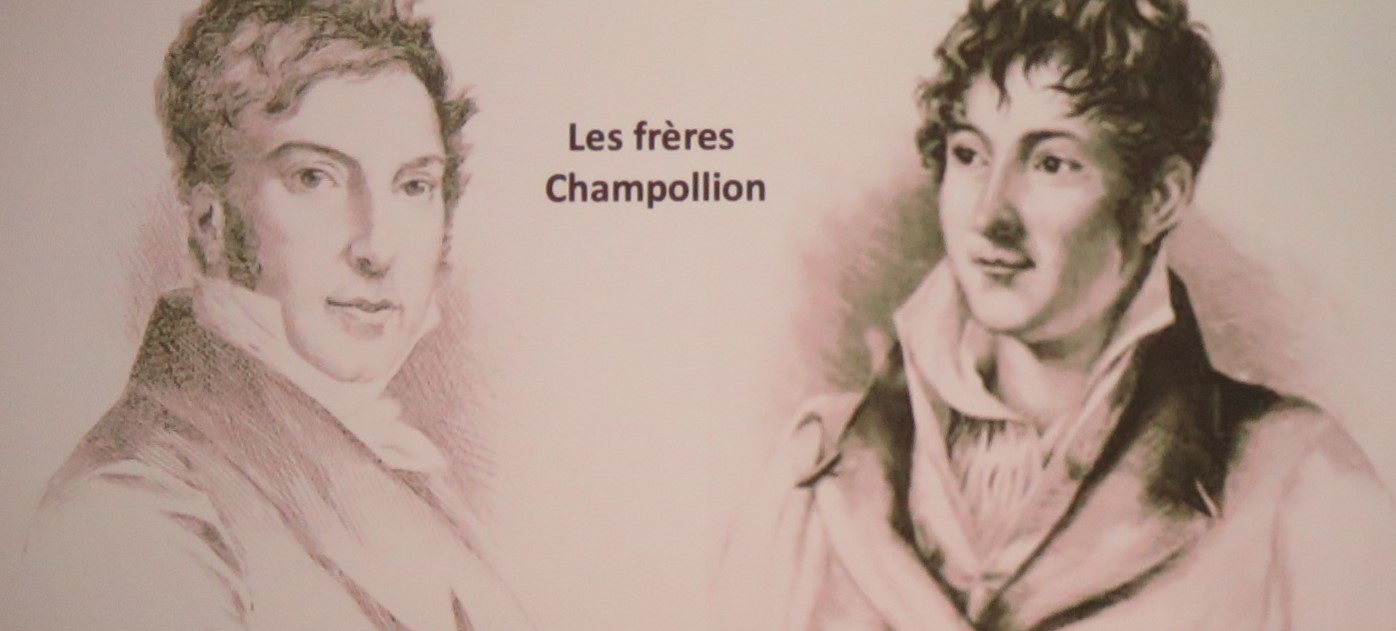 Venez retrouver les frères Champollion au musée de Vif.