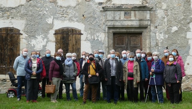 Accueil chaleureux des propriétaires du domaine