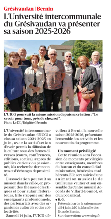 Art dl 31 05 25 l uicg va presenter sa saison 2025 2026