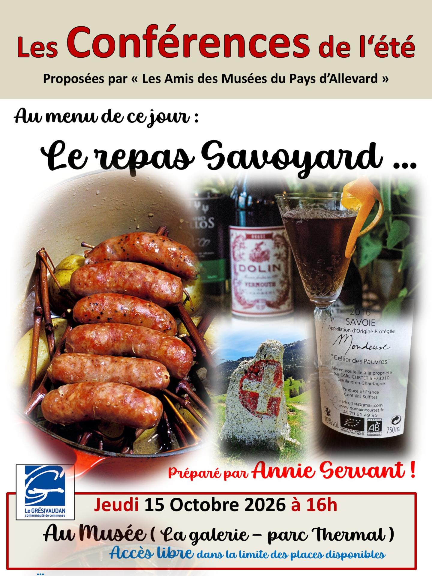 Jeudi 15 10 26 conf repas savoyard