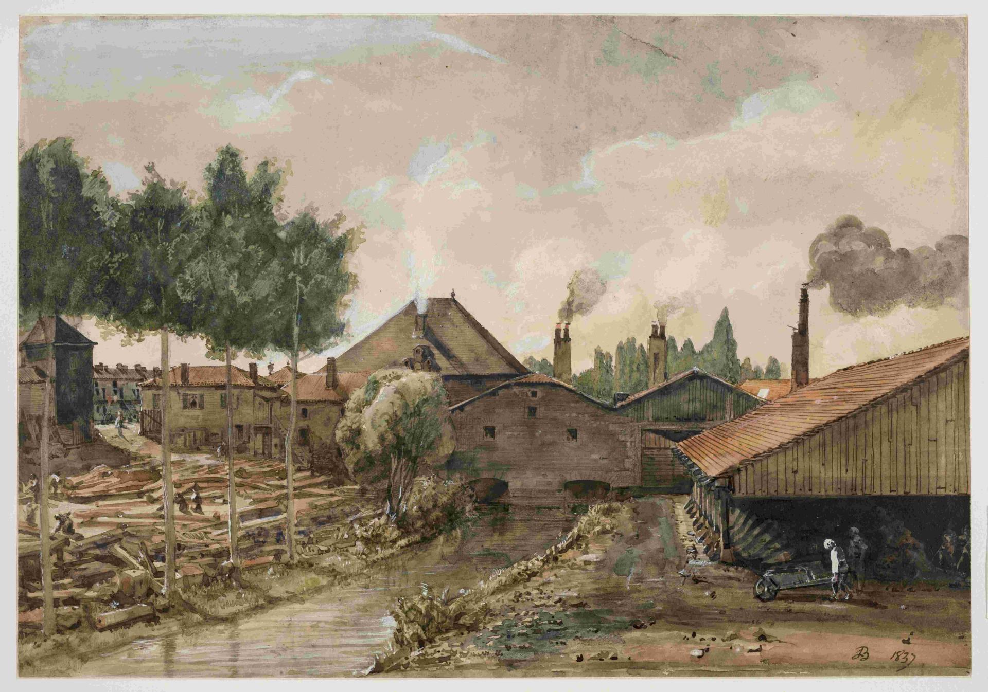 Peintres temoin industrialisation de la france illustration